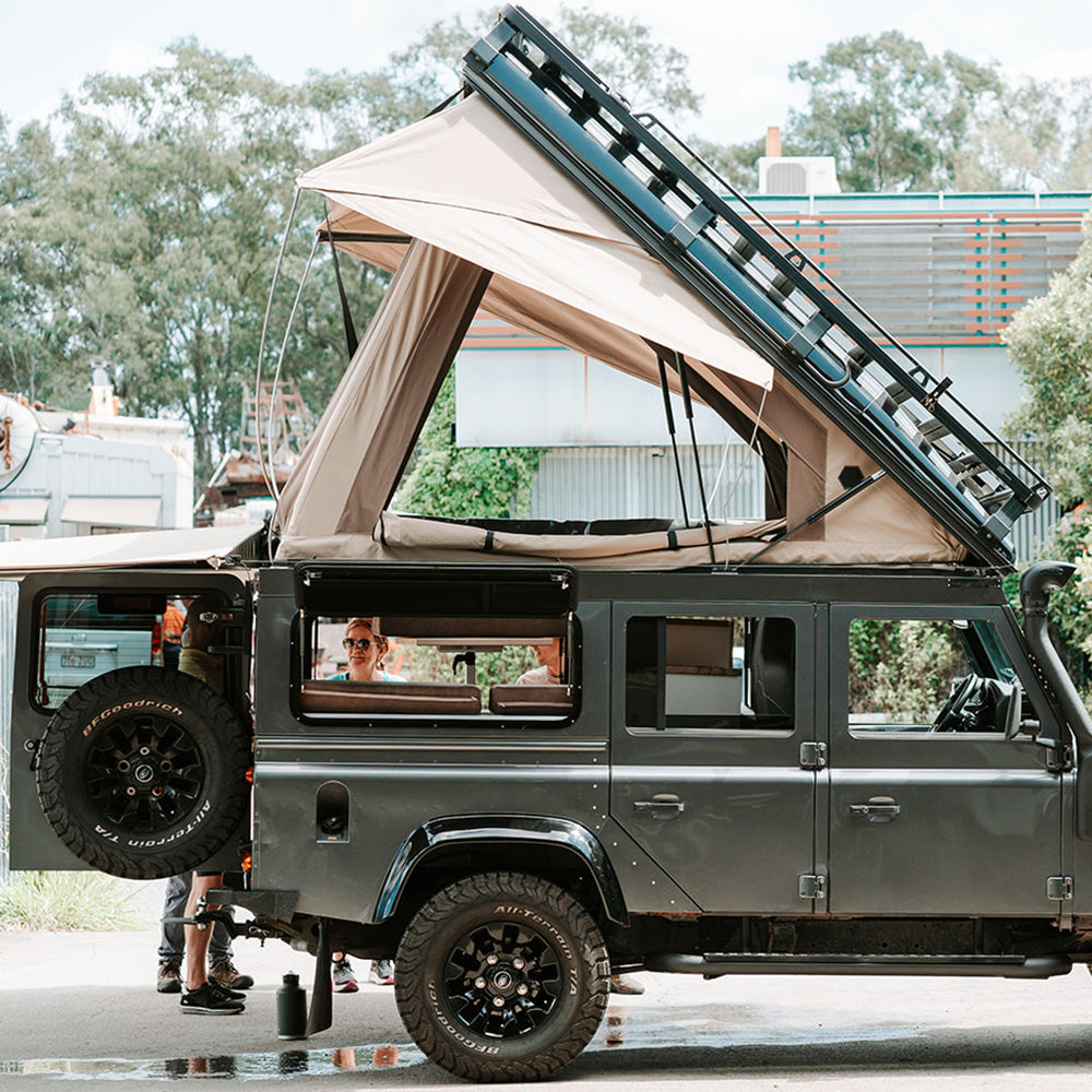 best roof tent for defender 110 LAND ROVER DEFENDER 110 – Headspace Campers