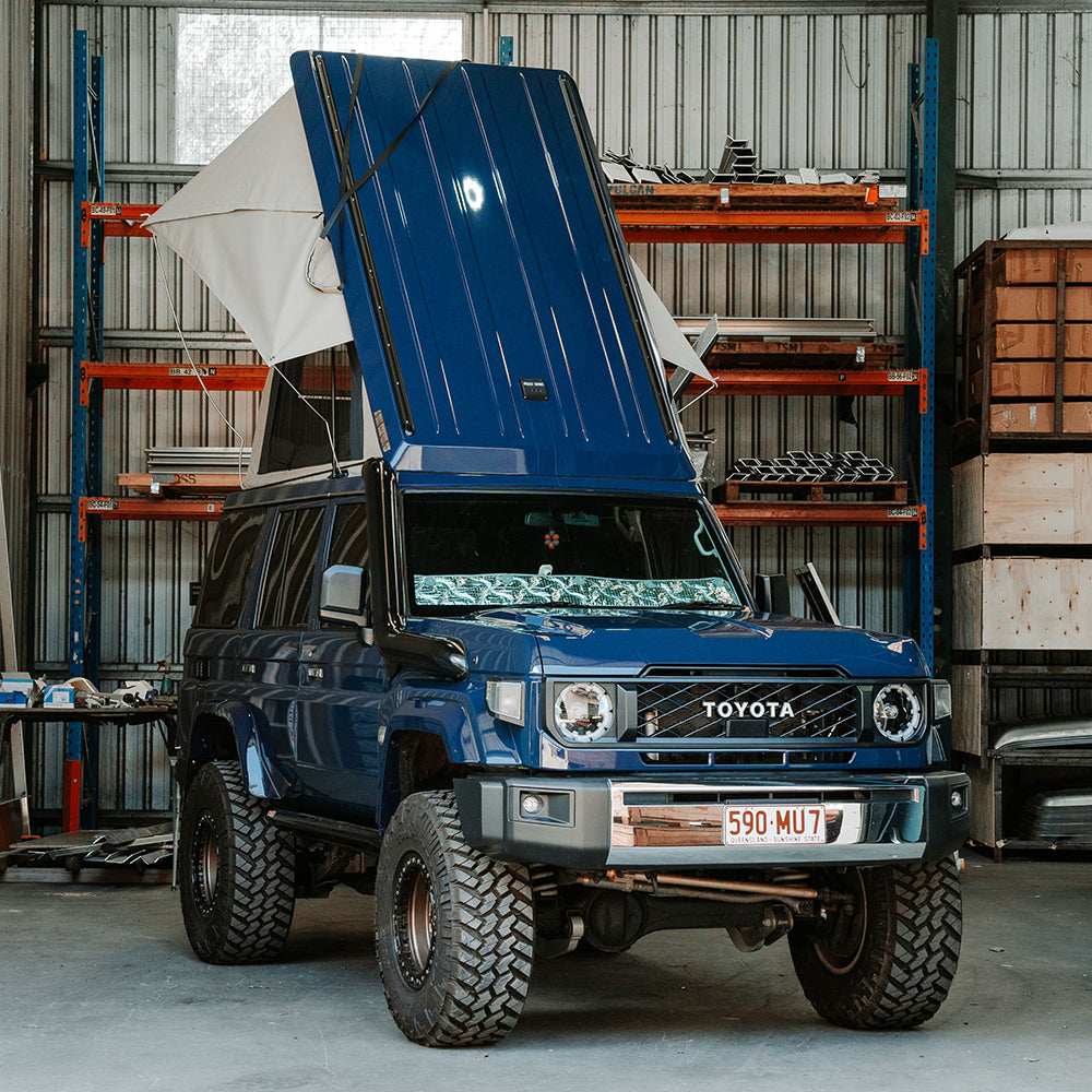 TOYOTA LANDCRUISER 76 TROOP CARRIER – Headspace Campers