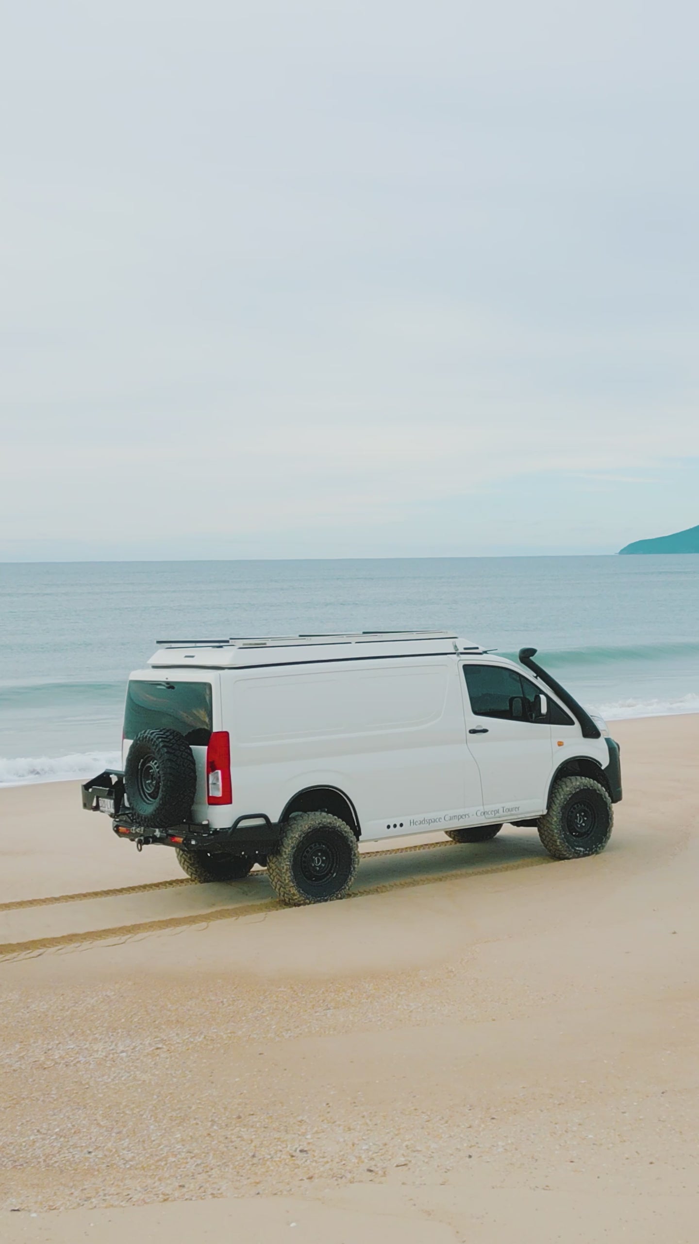 HiAce vehicle off-road