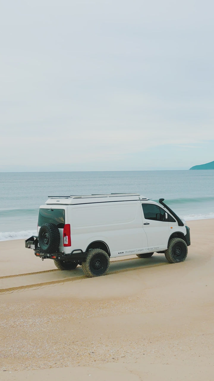 HiAce vehicle off-road